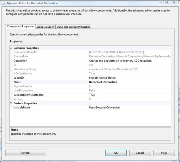 destination recordest properties