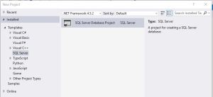 Visual Studio Project Types