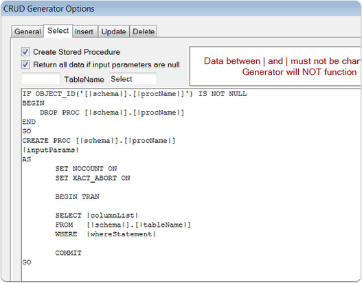 SSMS Tools Pack - egy praktikus eszköz létrehozására CRUD<eszköz generáló crud