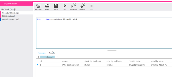 AzureDatabaseIPRange