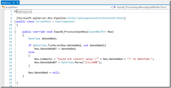 Synchronous Processing in the SSIS Script Component – SQLServerCentral