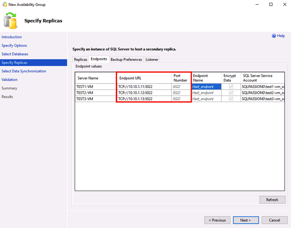 Routing the Availability Group traffic through a dedicated network card Routing the Availability Group traffic through a dedicated network card