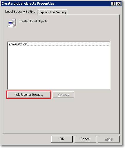 Create global obbjects properties