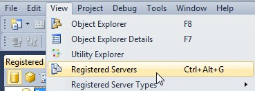 View Registered Servers