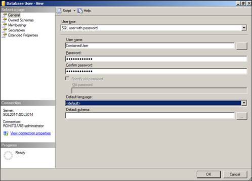 SQL Server 2012 || Contained Database – SQLServerCentral