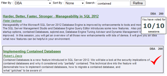 Implementing Contained Databases
