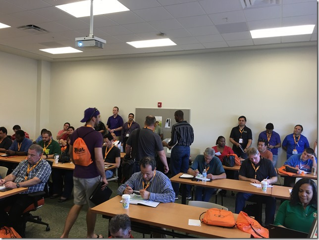 Standing room only! Standing room only!