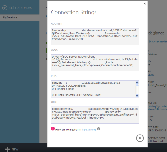 AzureConnectionStrings
