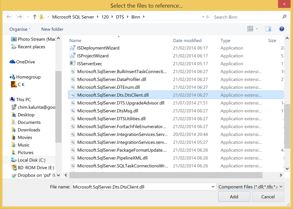 SelectAssemblyReference