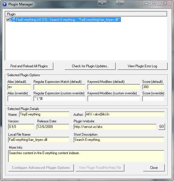 everything search engine integration