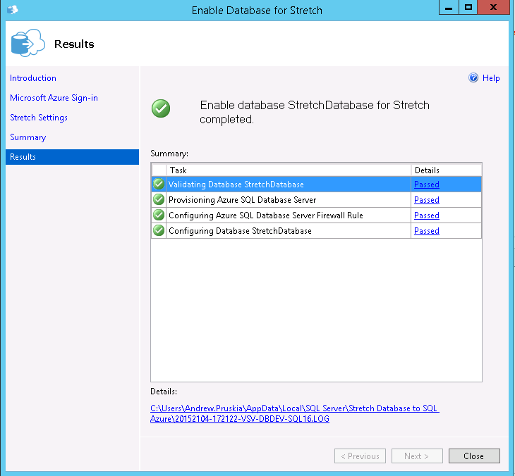 EnableStretchDatabase8