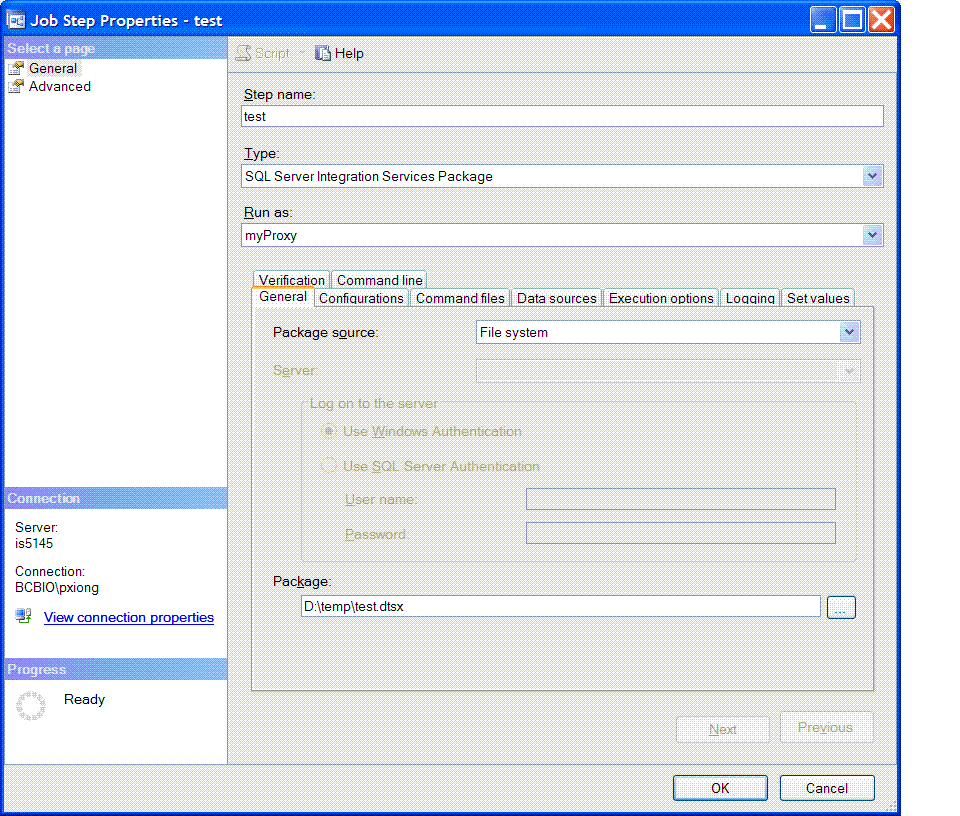 Run an SSIS Package Under a Different Account – SQLServerCentral