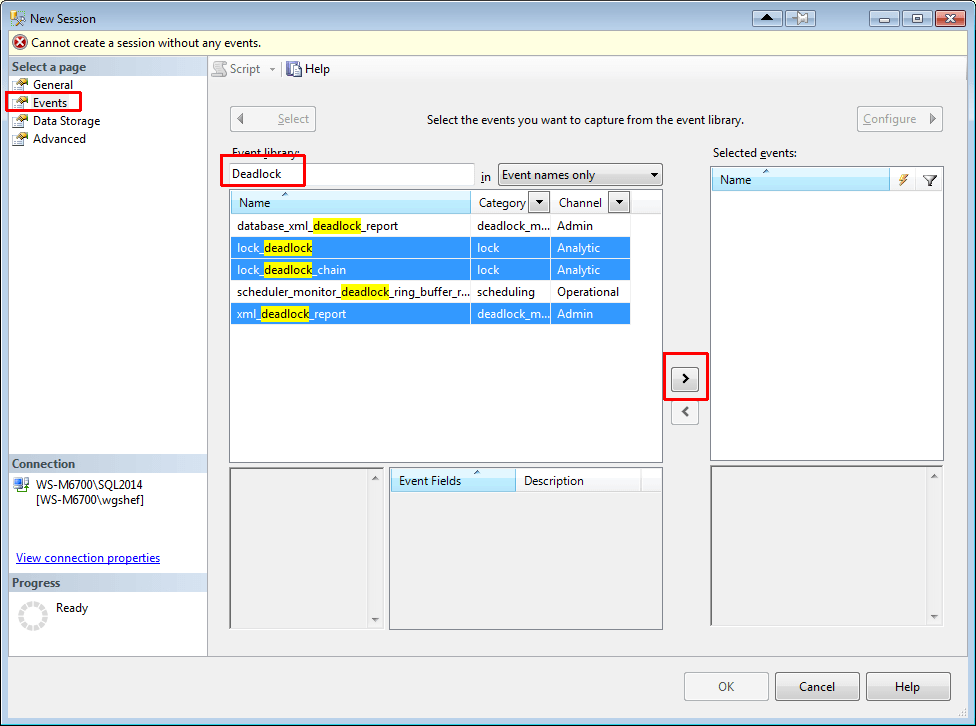 SSMS2014XE02-SelectEvents