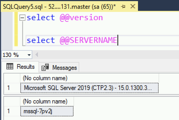 Accessing our single instance SQL Server Accessing our single instance SQL Server