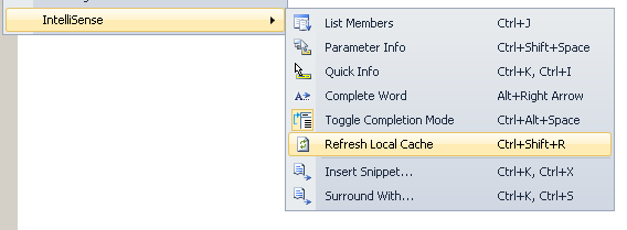 Refresh Intellisense In Ssms(Sql Server Management Studio) 2008 & Above –  Sqlservercentral