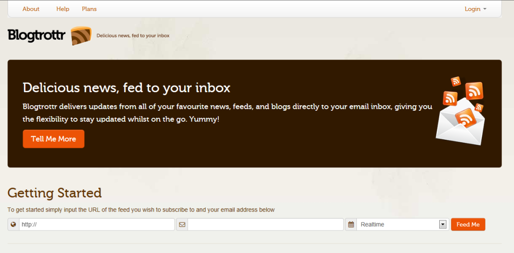 BlogTrottr Home Page