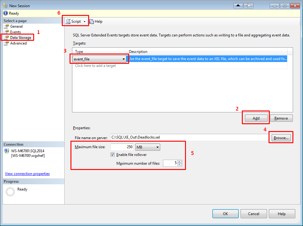 SSMS2014XE06-ConfigureDataStorage