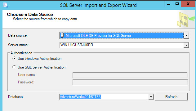 write an mssql 2016 query to display