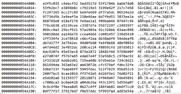 Page Dump of old data Page Dump of old data