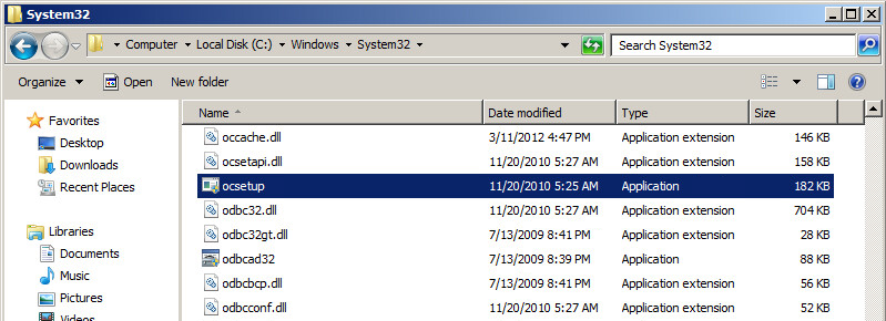 ocsetup exists on windows server 2008r2 vcenter on win2012r2 03