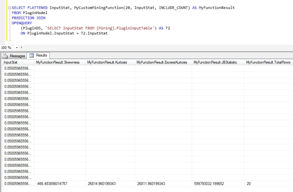 CustomFunctionQueryResults
