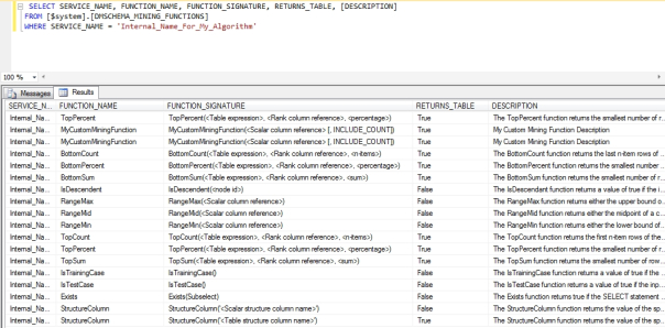 DMSCHEMA_MINING_FUNCTIONSResult