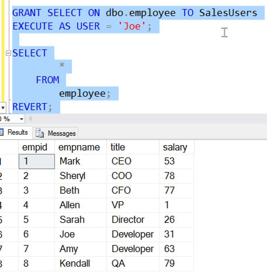 Permissions and Security in Dynamic Data Masking - Step 4 of the ...