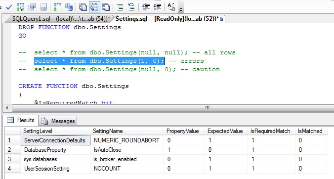 Context Is Everything - Check Your Settings – SQLServerCentral