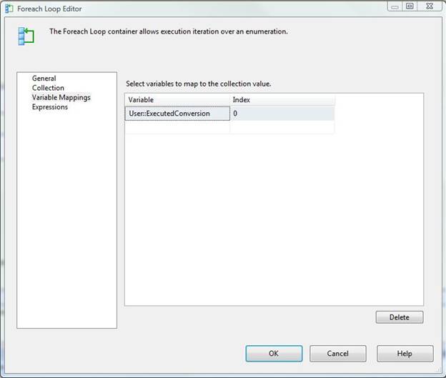 for each loop variable mapping