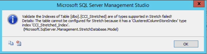 Enable Stretching CCI - Error Message GUI