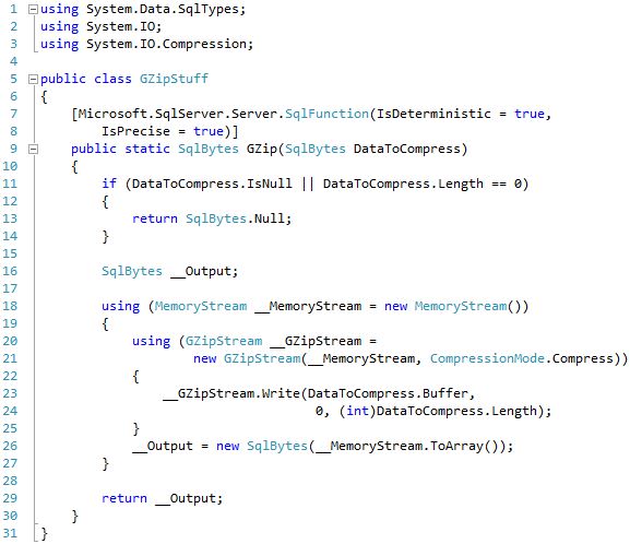 Source code for 'Framework Version Test' of 'StairwayToSQLCLR, Level 5: Development (Using .NET within SQL Server)'.