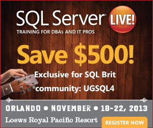 SQL Server Live Orlando