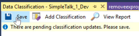 Save the recommendations