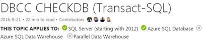 checkdbAzure
