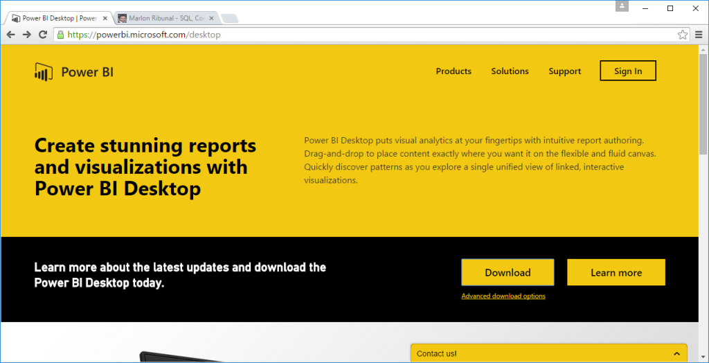 power bi desktop download