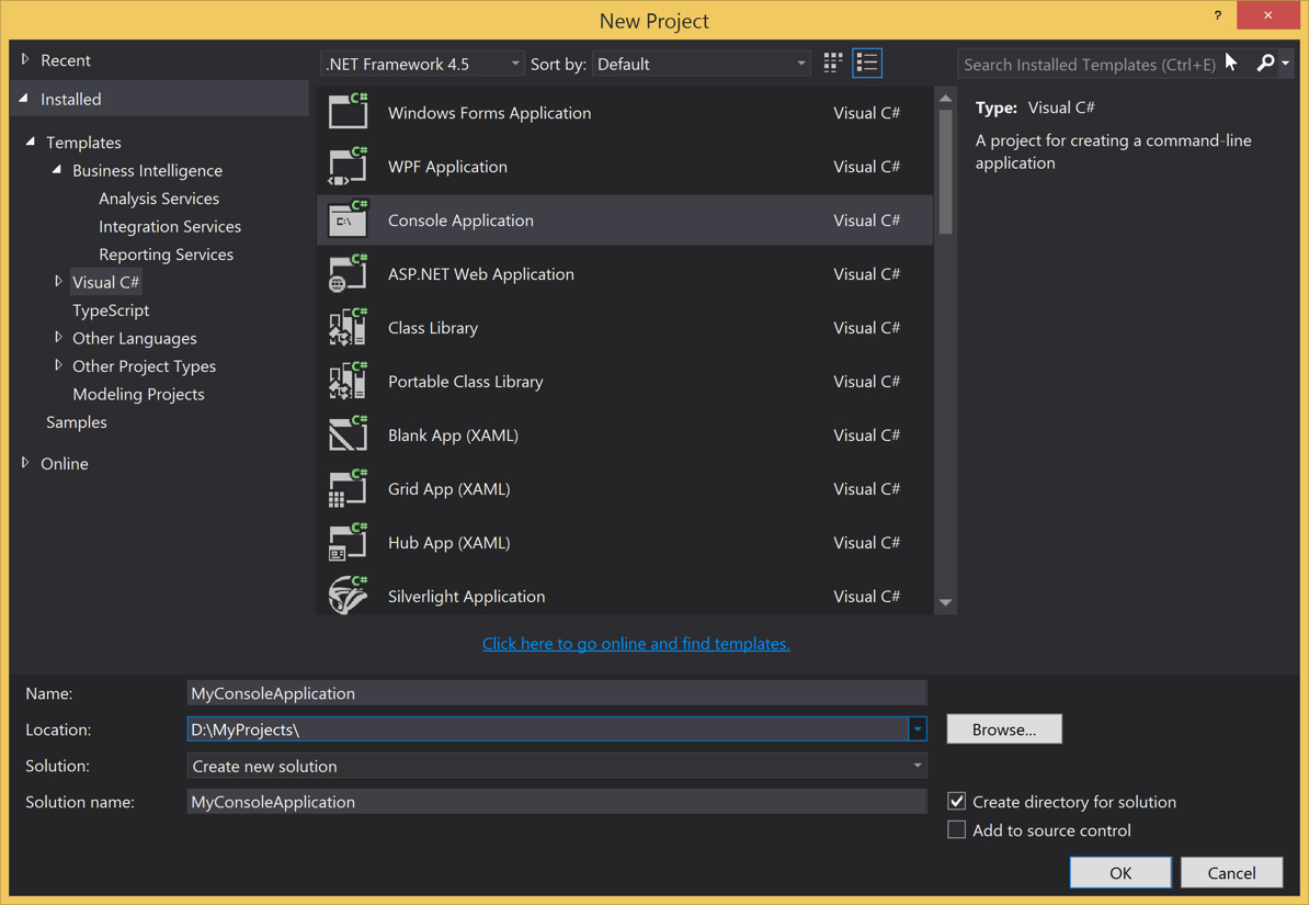 NewConsoleApplication