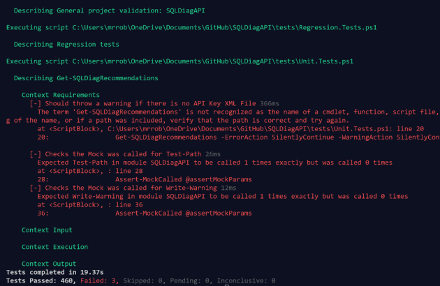 03 - Pester show fails