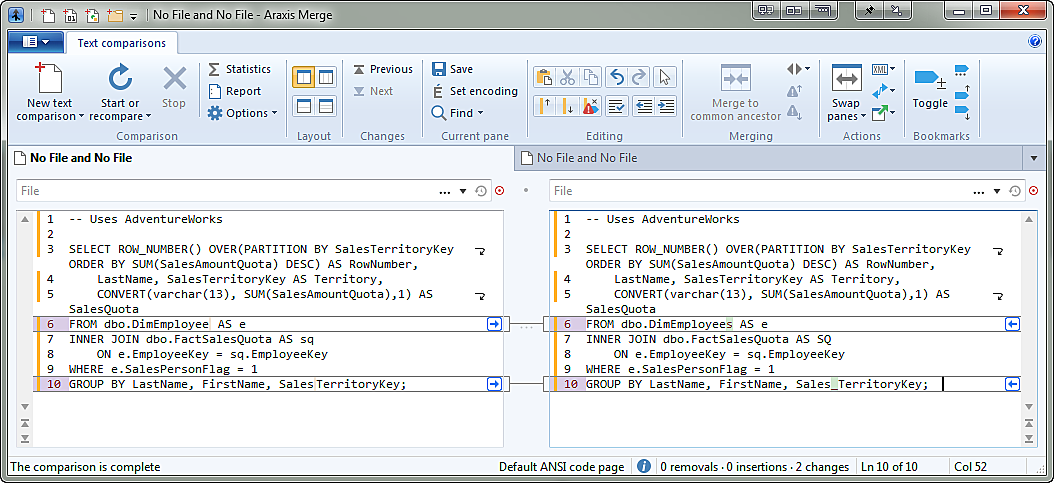 Diff All Files - Reviewing Changesets Quickly
