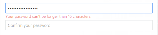 More More Than 16 Characters