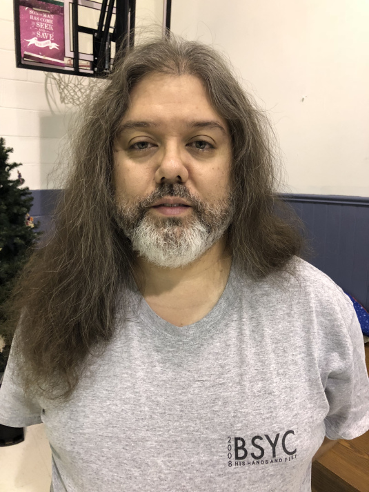 Before the haircut - front