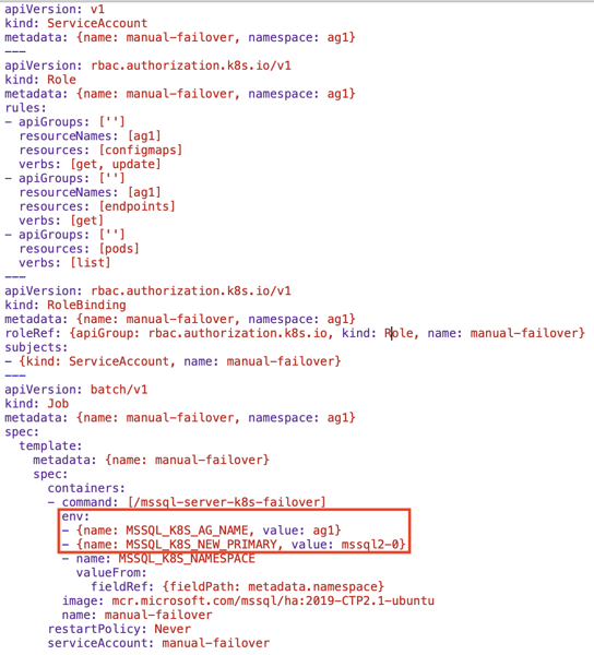 Specifying the new Primary Replica Specifying the new Primary Replica