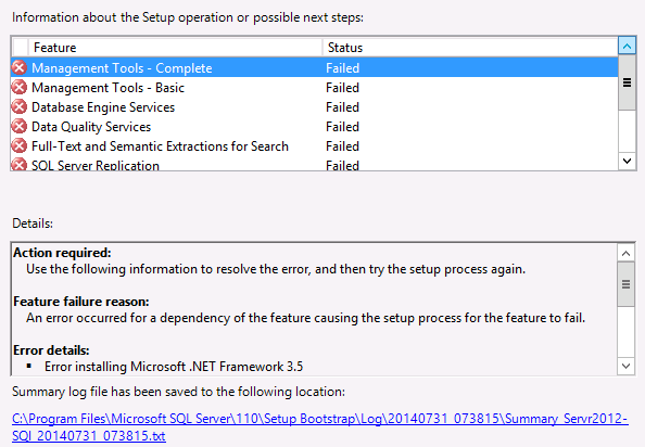 installing .NET 3.5