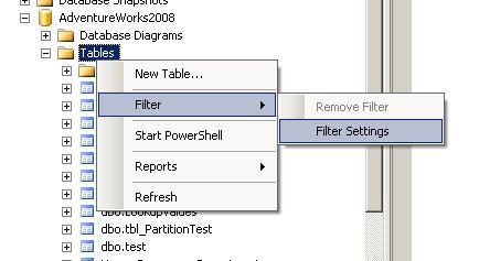 FilteringObjectExplorer2