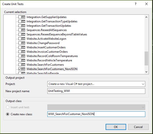 Right click in Visual Studio 2013 not showing create unit test