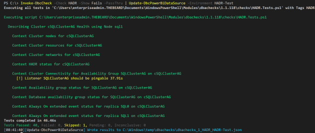 Checking Availability Groups with dbachecks – SQLServerCentral