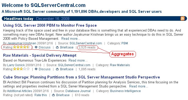 SQLServerCentral Home page